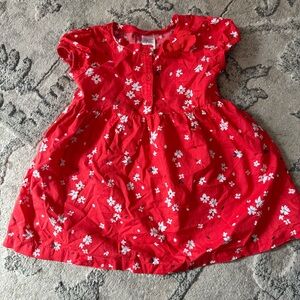 Red summer dress